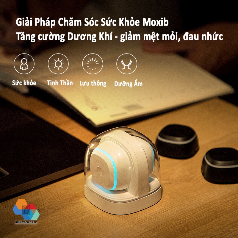 Máy chườm nóng ngải không khói Xiaomi Youpin Jeeback M2-B thông minh 3 mức nhiệt, không dây tích hợp sạc từ tính