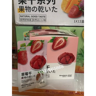 10 Gói Ô Mai Dâu Tây Sấy Dẻo (gói 18gr)