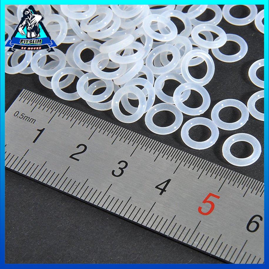 110 cái màu trắng Keycaps cao su O-Ring Chuyển đổi âm thanh Chất làm giảm âm cho bàn phím [8/17]