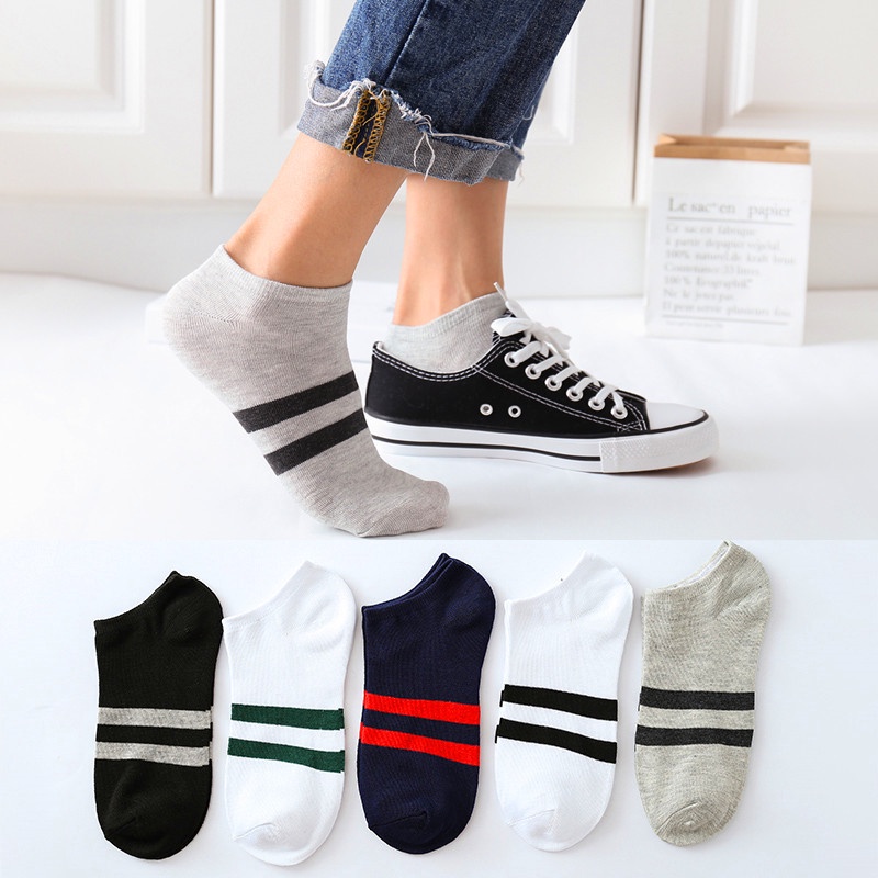 Tất vớ lười nam cổ ngắn thể thao công sở chống trượt tuột gót hôi chân hàn quốc cao cấp