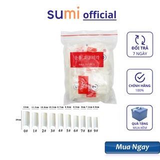 Móng tip tre , móng tip ống tre