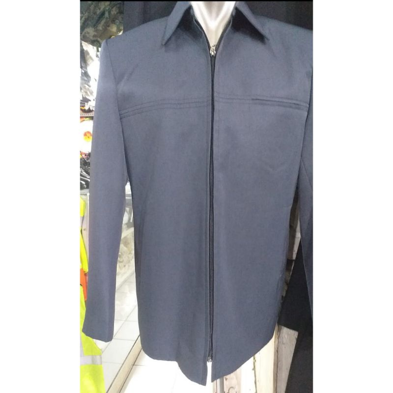 Áo Khoác Vest Vải Len Màu Xám Đen Thời Trang Xuân Thanh Lịch Cho Nữ