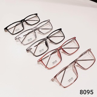 Kính mắt chữ nhật gọng tăm nhựa cao cấp 8L095B nhiều màu