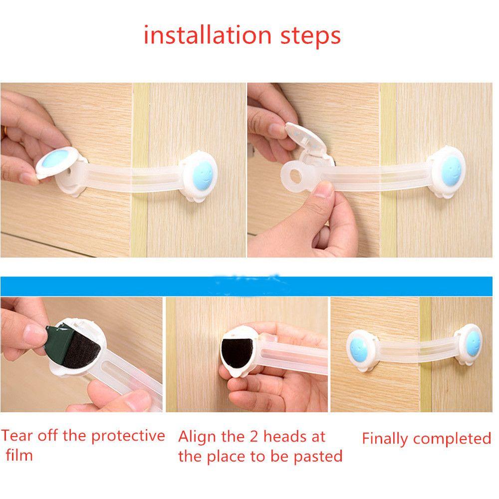 Dụng Cụ Chặn Cửa Tủ Lạnh Bảo Vệ An Toàn Cho Bé Nhiều Màu Sắc