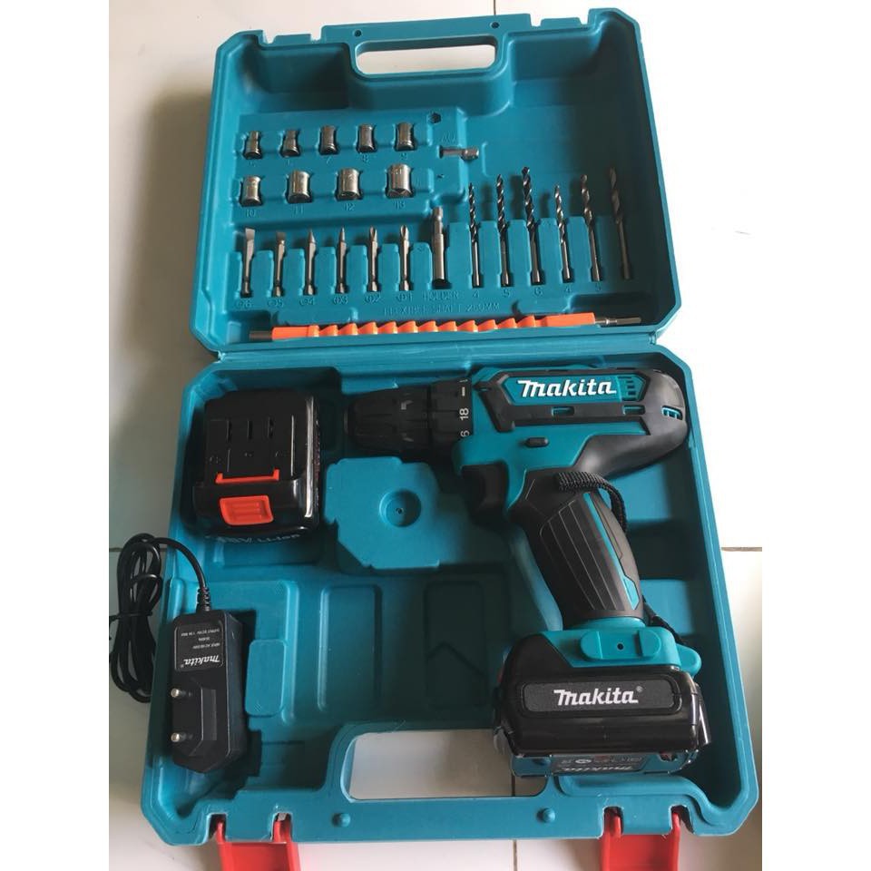 MÁY KHOAN PIN MAKITA 18V 100% Lõi Đồng