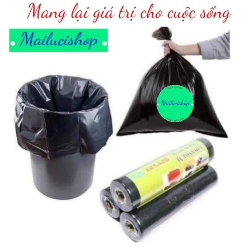 500g TÚI ĐỰNG RÁC SINH HỌC KT 53 x 63 cm TỰ PHÂN HỦY thân thiện với môi trường