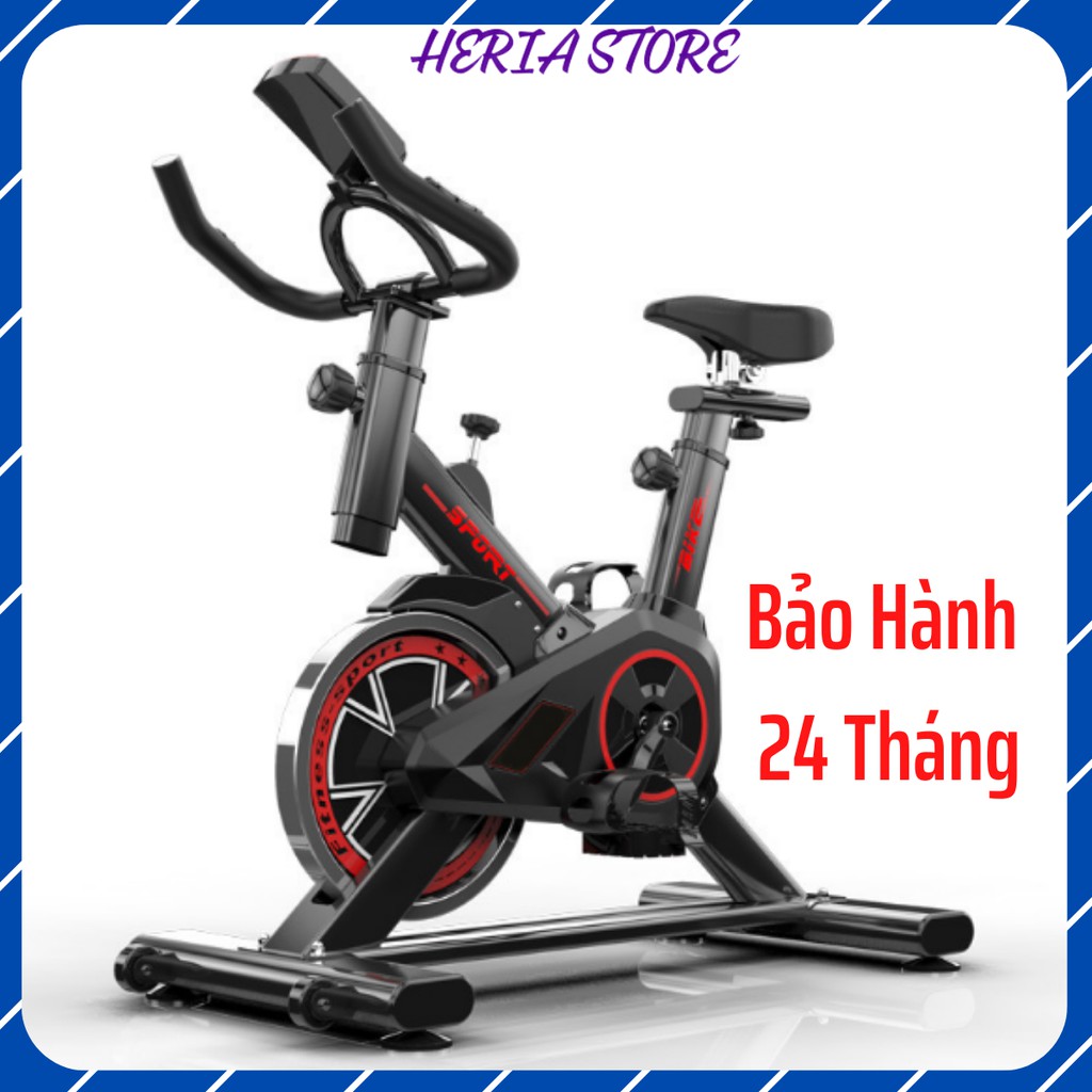 Xe đạp tập thể dục tại nhà cao cấp Spinning Bike X7, xe đạp thể thao Gym bảo hành 24 tháng Heria Store