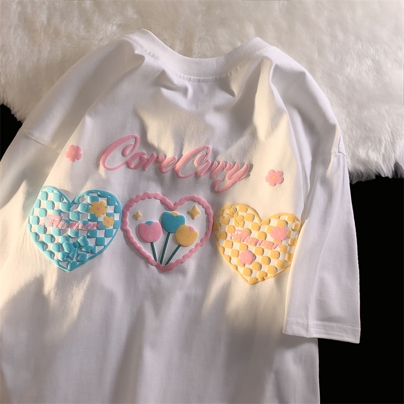 J & M❤️T shirt women oversized shirt fashion short sleeve tops