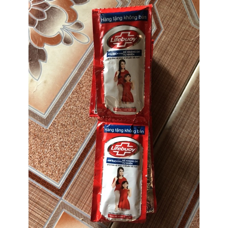 dây 10 gói sữa tắm lifebuoy bảo vệ vượt trội 6g
