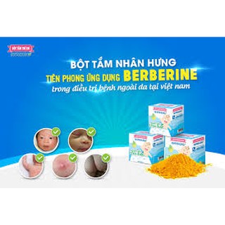 [Kèm quà tặng] Bột Tắm Nhân Hưng (hộp 30 gói)
