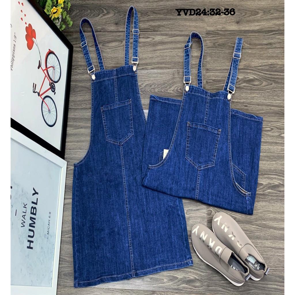 Yếm Jeans Bigsize YVD-24 Size 32-36 màu đậm