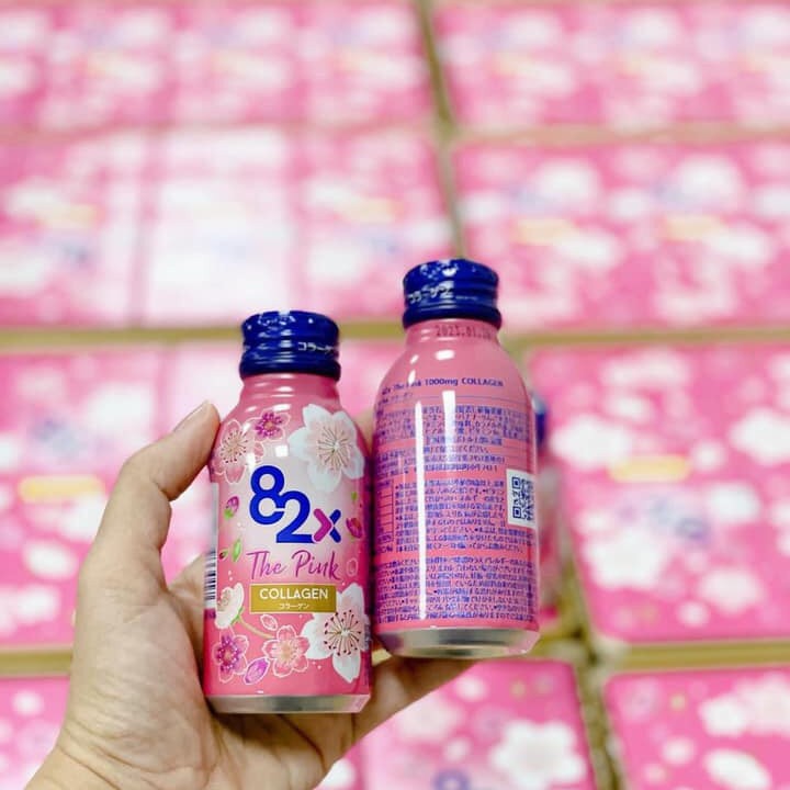 Nước uống Collagen 82X The Pink - Hộp 10 chai