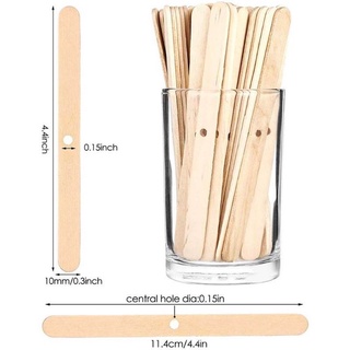 dụng cụ giữ bấc nến bằng gỗ ( SET 10c)
