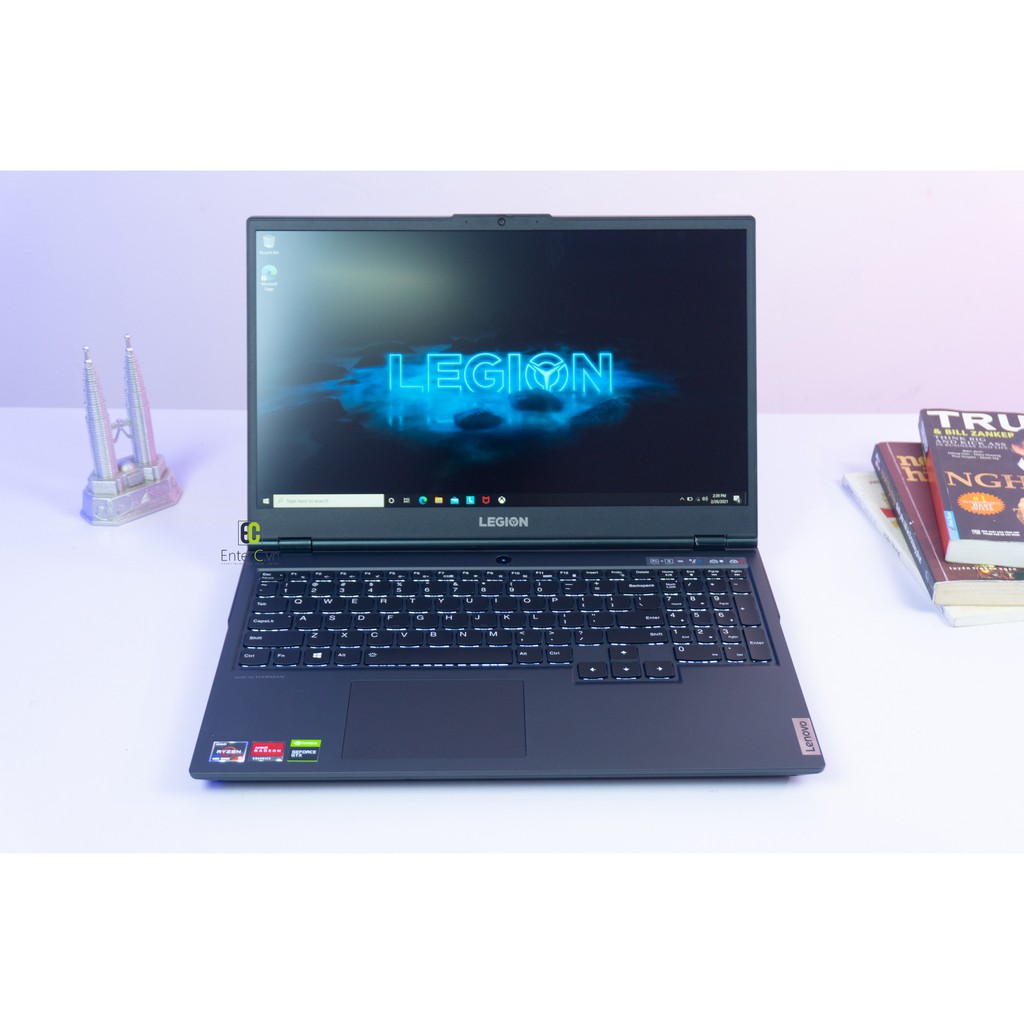 (New 100%) Laptop chơi game Lenovo Legion 5 2020/ R5-4600H/ 8GB/ SSD 256 + HDD 1TB/ GTX 1650Ti 4GB/ 15.6" FHD IPS 120Hz