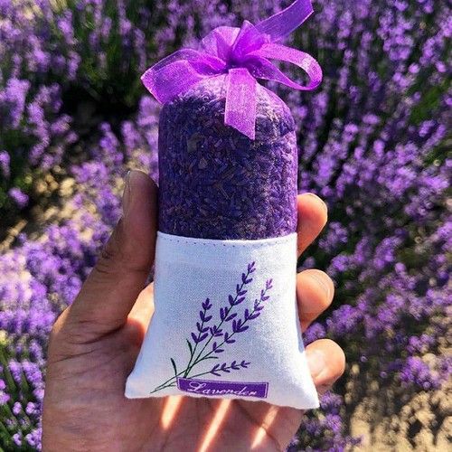 Túi Thơm Nụ Hoa Lavender Khô Hương Dịu Nhẹ