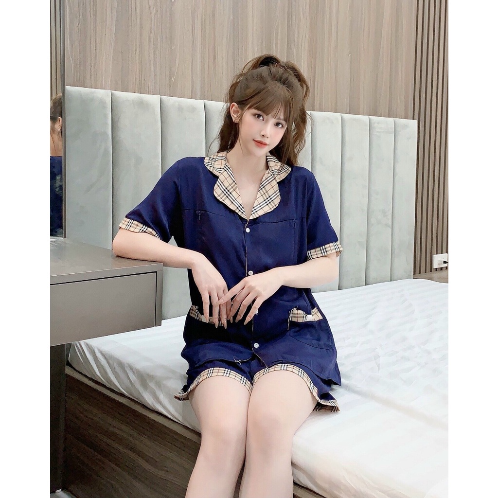 Bộ đồ bầu ngắn tay thời trang thiết kế M503 vải đũi hàn freesize