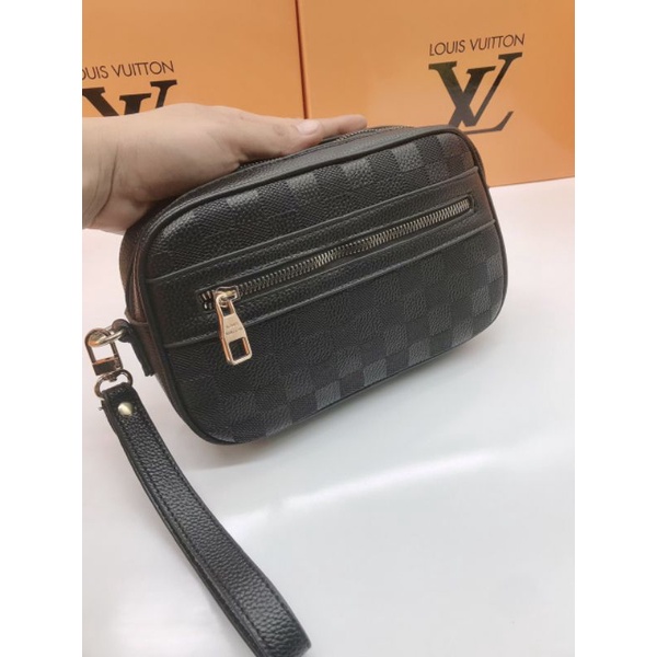 Tab cầm tay nam có dây đeo cổ tay / Túi cầm tay nam cao cấp, sang trọng, quý phái hot 2021