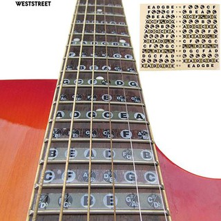 Nhãn dán đánh dấu phím đàn guitar cho người mới tập chơi
