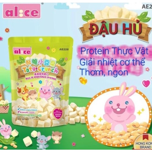 Tofu- Đậu hủ sấy khô dành cho Thỏ, Bọ, Hamster - hàng Alice