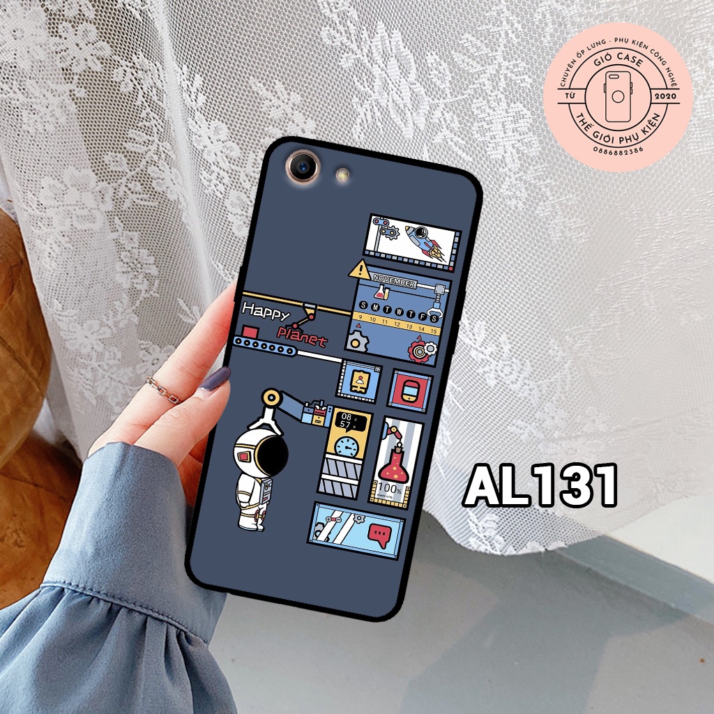 Ốp lưng Oppo A71/ A83/ A59/ F1S/ F3/ F3 PLUS hình vũ trụ,phi hành gia đáng yêu,dễ thương–ốp nhựa chống trầy,chống va đập
