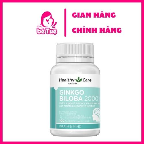Viên Uống Bổ Não Healthy Care Ginkgo Biloba Úc [date xa] mẫu mới