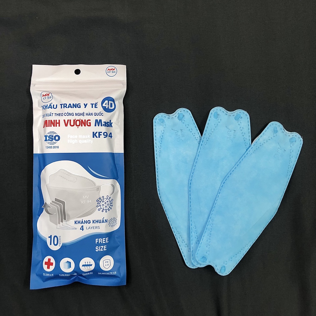 1 Túi 10 Chiếc Khẩu Trang Minh Vượng High Quality KF94