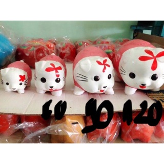 Heo đất hello kitty chong chóng