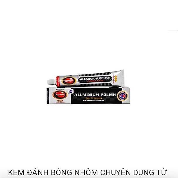 KEM ĐÁNH BÓNG KIM LOẠI NHÔM CHUYÊN DỤNG TỪ ĐỨC AUTOSOL ALUMINIUM POLISH 75ML chamsocxestore