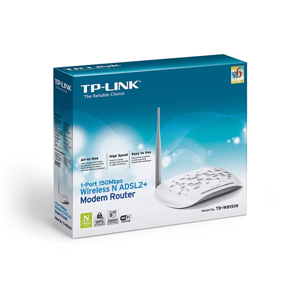 Phụ kiện SIÊU RẺ_ Bộ modem + wifi Tp Link TD W8151N