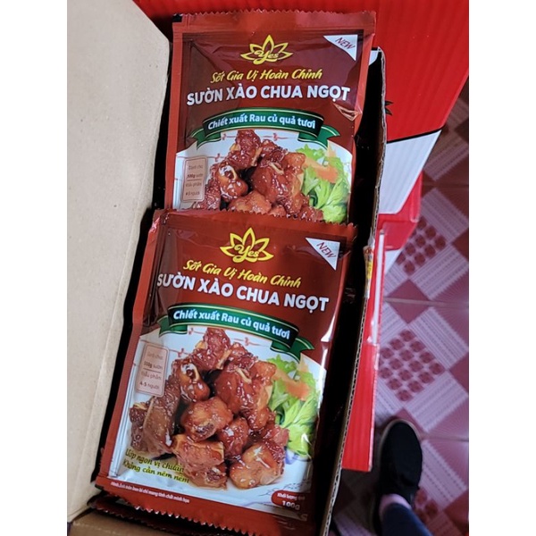 SƯỜN XÀO CHUA NGỌT HOÀN CHỈNH 100G