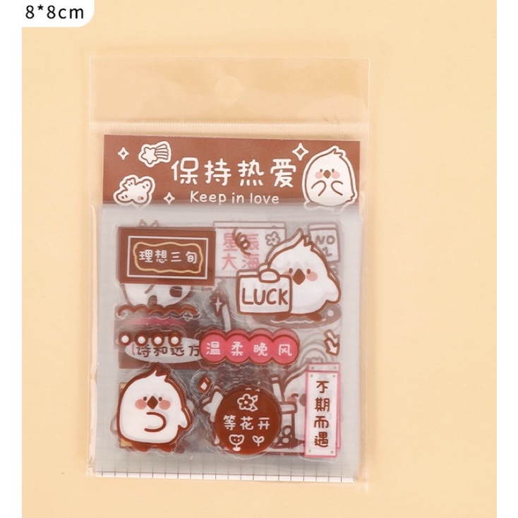 Sticker túi 20 tấm chống nước