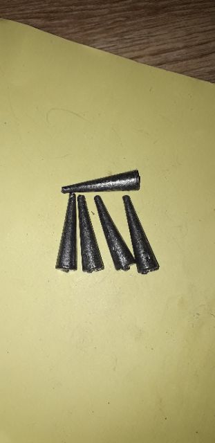 Sét 5 viên chì nhọn xuyên tâm loại 10 gam