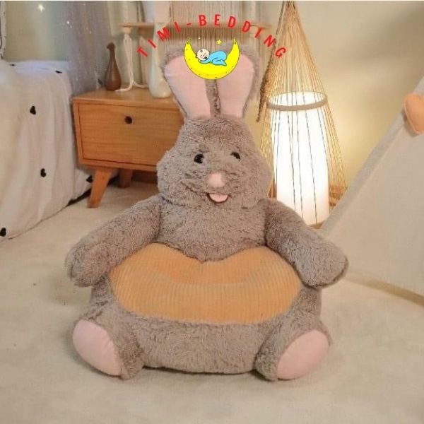 Ghế bệt hình gấu teddy – Ghế lười, ghế tựa lưng cho bé kích thước 50x50x45cm  – Timibedding