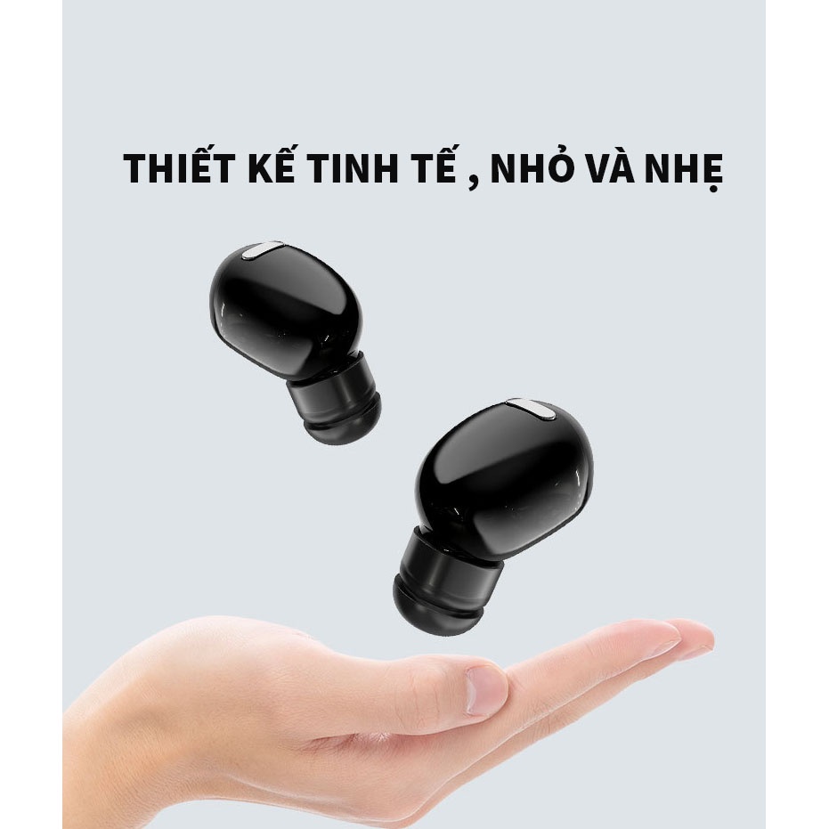 Tai nghe bluetooth Hitoor XT-5  dual-pass 5.0 stereo thể thao không dây đơn siêu nhỏ