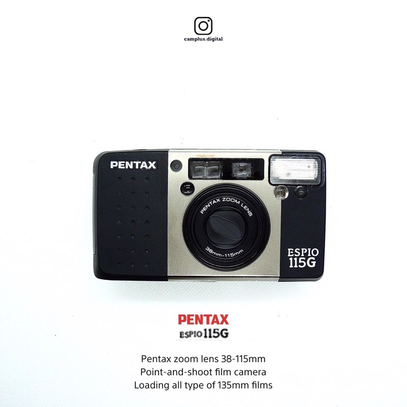 Máy ảnh film pns Pentax Espio 115G