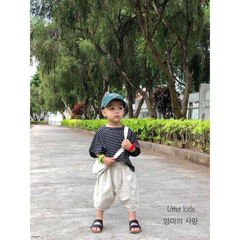 ÁO THUN SỌC BÉ GÁI - BÉ TRAI STYLE HÀN QUỐC FORM CHUẨN 1036
