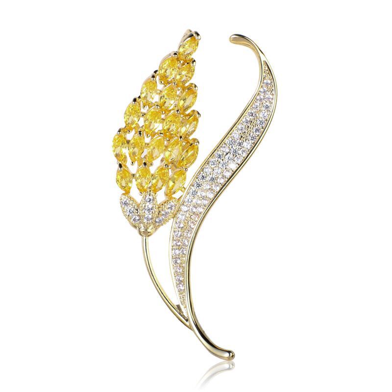 Ghim Cài Áo Đính Đá Pha Lê Thời Trang Dành Cho Nữ