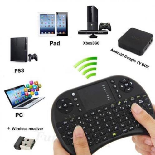 sieu re (GIÁ SẬP SÀN) Bàn phím kiêm chuột bay UKB 500 FRO (Có đèn Led) dành cho Android TV box, Smart TV