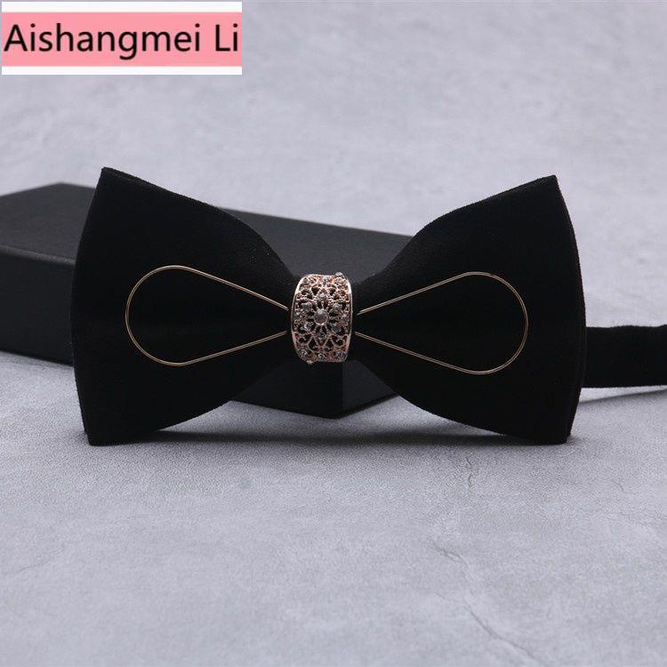 [Hàng Mới Về] Nơ Đính Kim Cương Giả Dùng Chụp Ảnh Đám Cưới/Làm Phụ Kiện Chụp Ảnh Cho Chú Rể