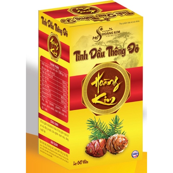 TINH DẦU THÔNG ĐỎ HOÀNG KIM