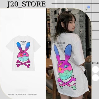 Áo Thun Tay Lỡ In Thỏ Trippy Land Local Brand Chất Cotton Dày Dặn Áo Phông Nam, Nữ Unisex