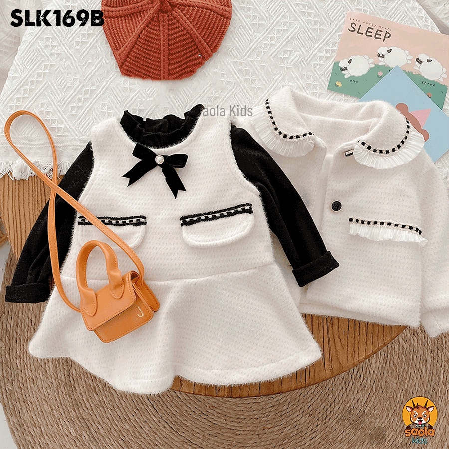 Váy + Áo khoác dạ cho bé gái nhà Saola Kids - SLK169