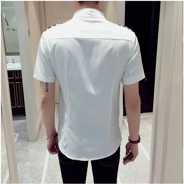 KEM CÀ VẠT Áo sơ mi nam quân hàm - SM88