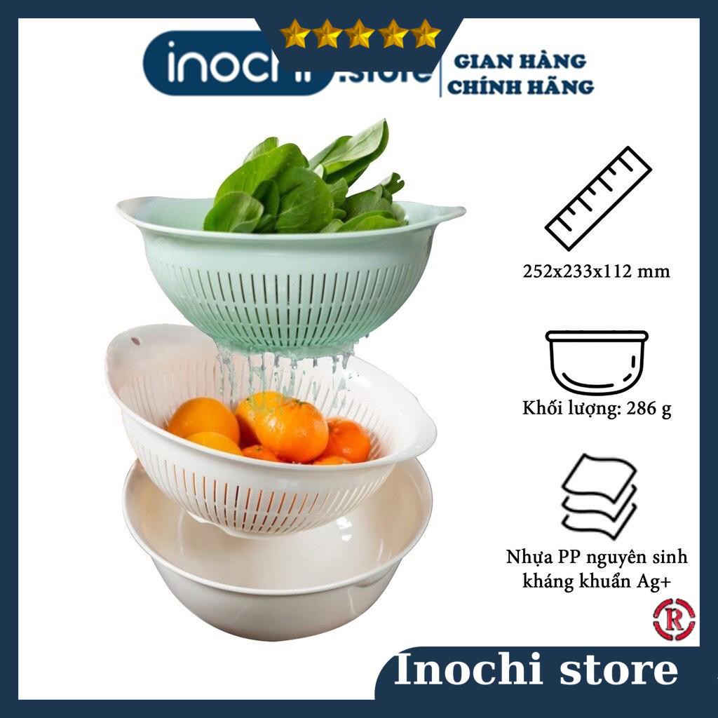 Bộ thau rổ 23cm cao cấp Yoko  Việt Nam Chính hãng [INOCHI] | BigBuy360 - bigbuy360.vn