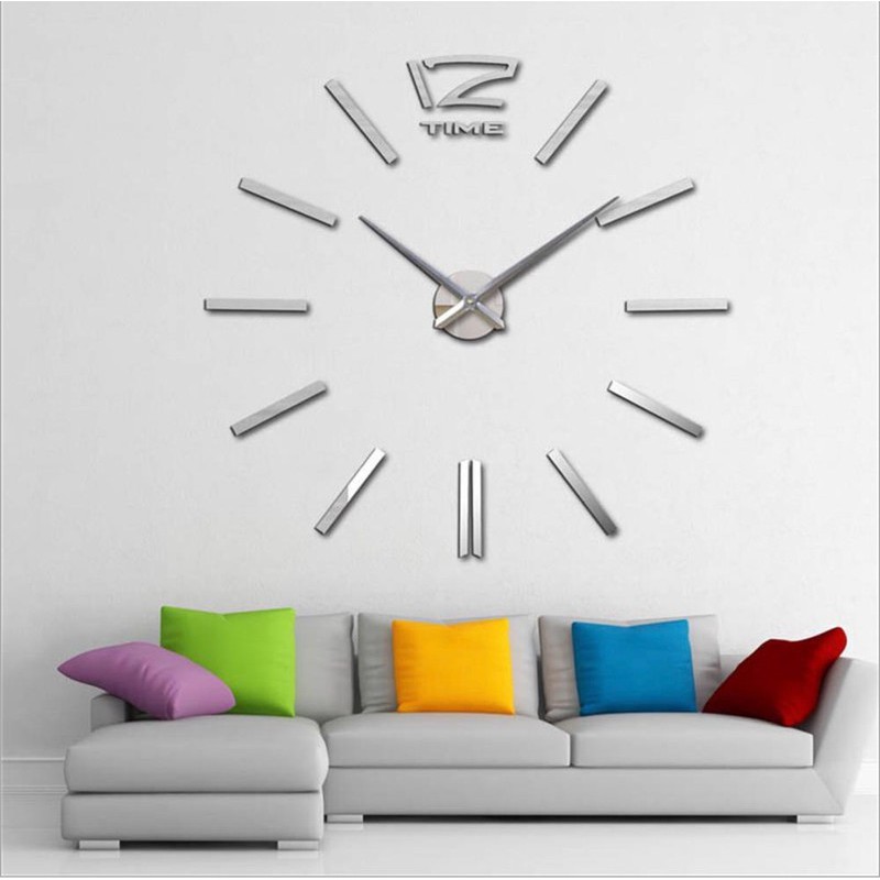 Đồng hồ dán tường Clock Euro khuôn mẫu dán cực chuẩn