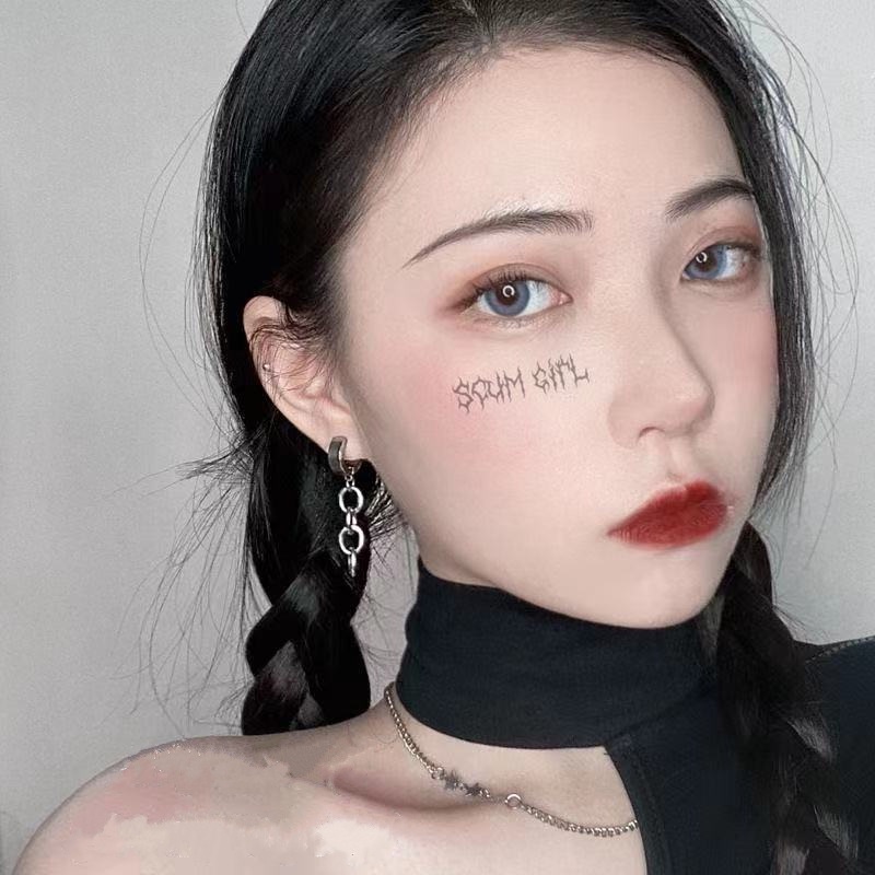 Khuyên tai thời trang bằng thép không gỉ phong cách hip hop năng động
