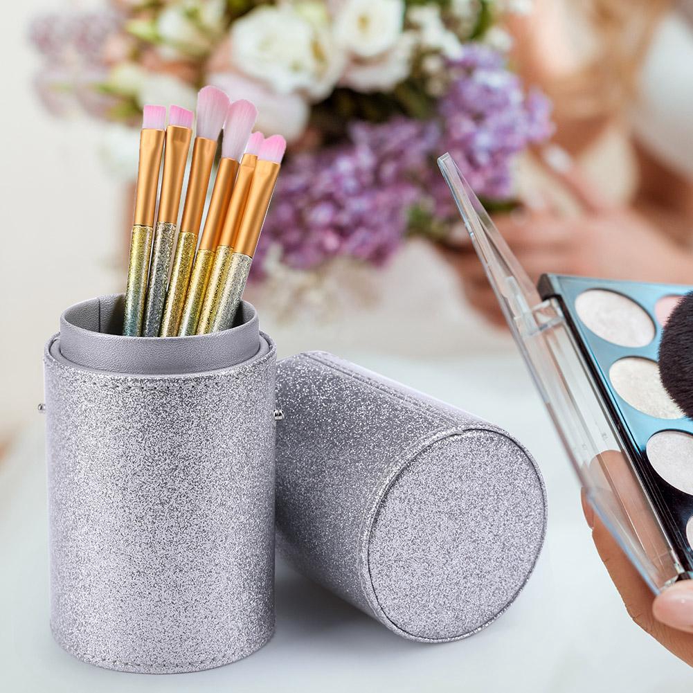 [Hàng mới về] Lọ đựng cọ trang điểm vải da PU kích thước cầm tay phù hợp mang đi du lịch