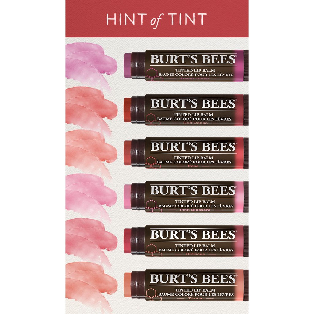 [TOP 1 UY TÍN] Son Dưỡng Burt's Bees Có Màu Tinted Lip Balm