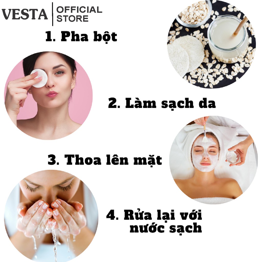 Bột Yến Mạch Nguyên Chất Vesta 100g