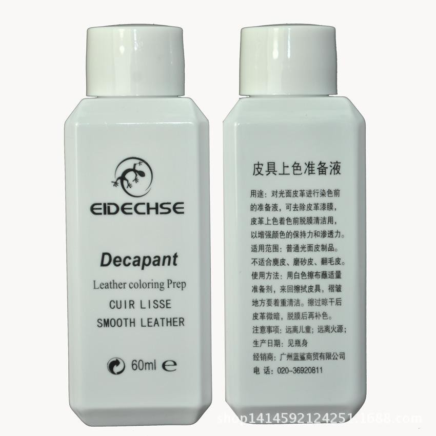 Dung dịch làm sạch giày da trước khi nhuộm, tẩy bề mặt EIDECHSE DECAPANT 60ml (XDG09-E1)